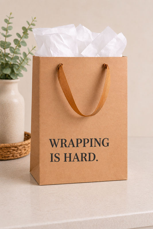 Wrapping is Hard Gift Bag